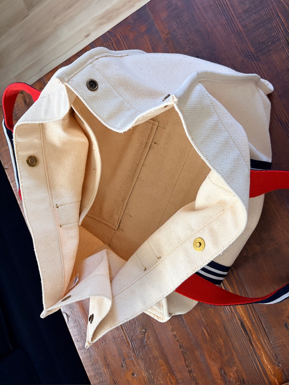 J. Crew - Canvas Beach Tote - Picture 4 of 4